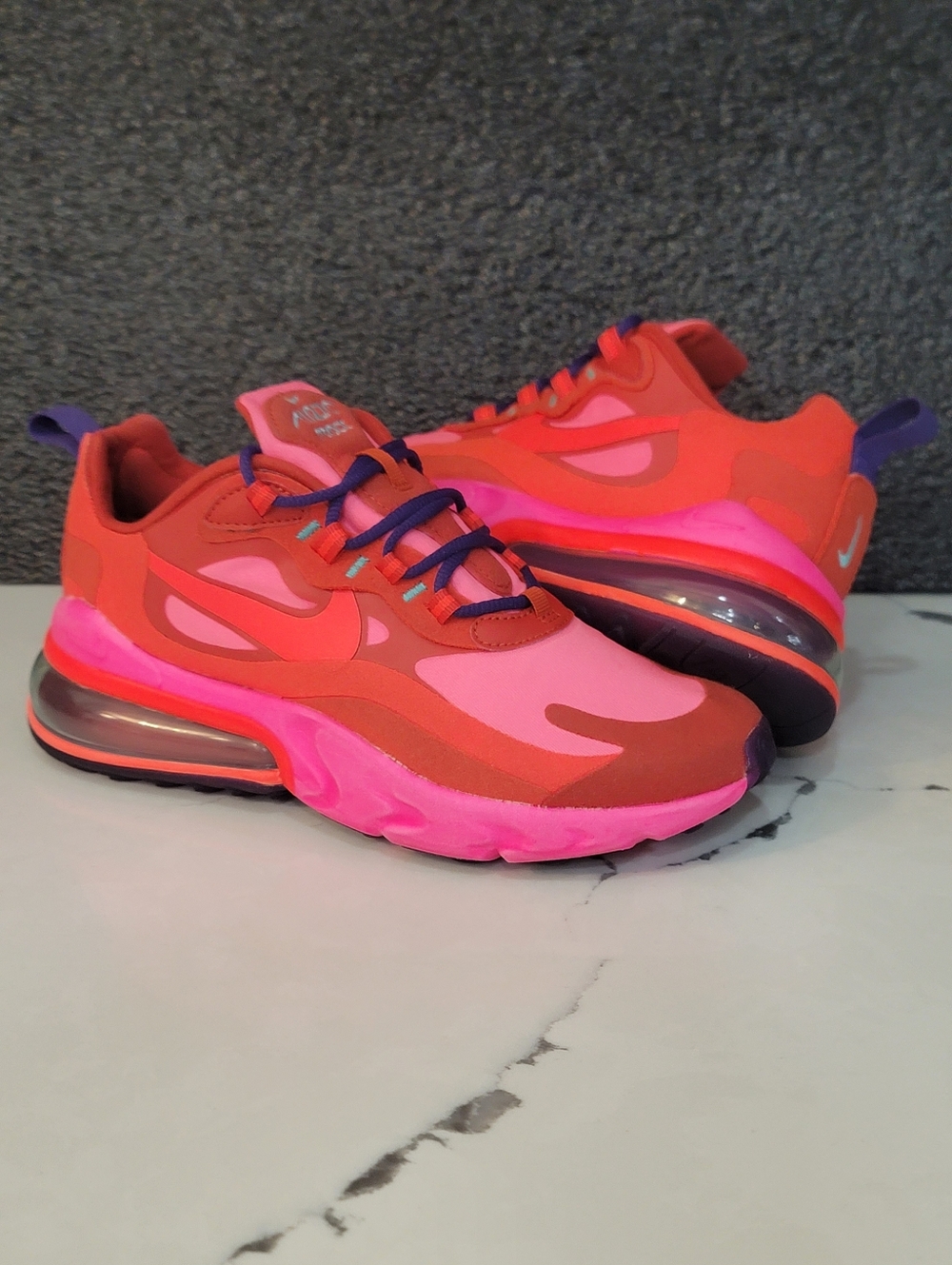 Nike Air Max 270 🔥"Pink Blast/Mystic Red"🔥 Wmns 7 Fast Shipper
